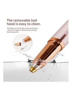 HUIHAO Flawless Brows Hair Trimmer Champagne Gold  - Image 5