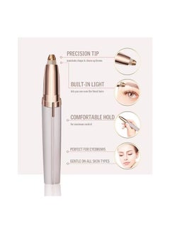 HUIHAO Flawless Brows Hair Trimmer Champagne Gold  - Image 3