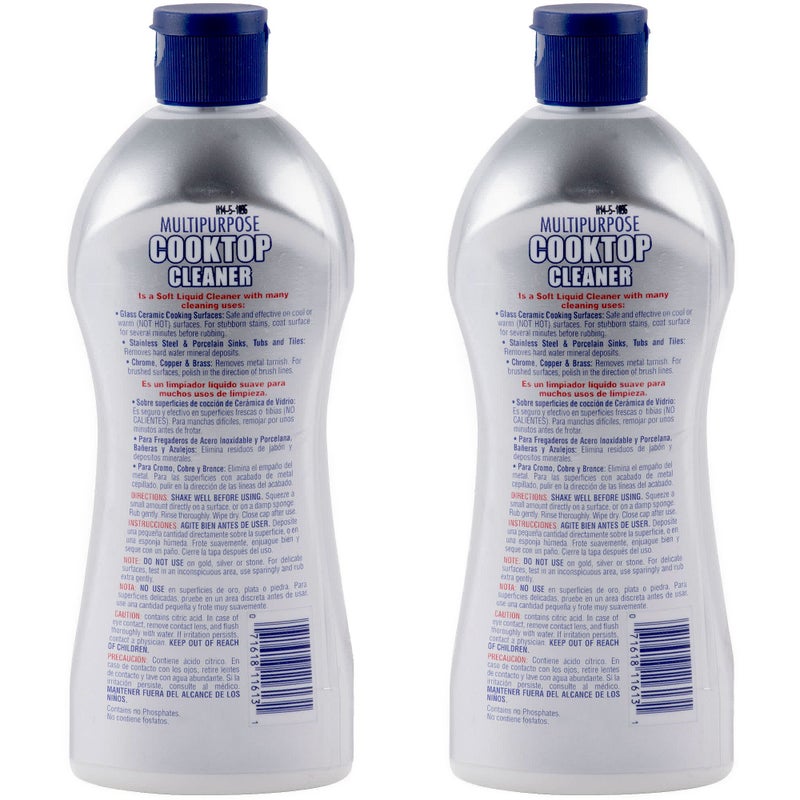 Bar Keepers Friend Multipurpose Ceramic and Glass Cooktop Cleaner | 13-Ounces | 2-Pack - Image 2