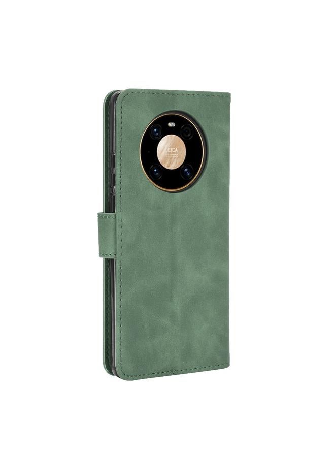 S-TOP Case For Huawei Mate 40 Pro Solid Color Skin Feel Magnetic Buckle Horizontal Flip Calf Texture PU Leather Case with Holder & Card Slots & Wallet - Image 3