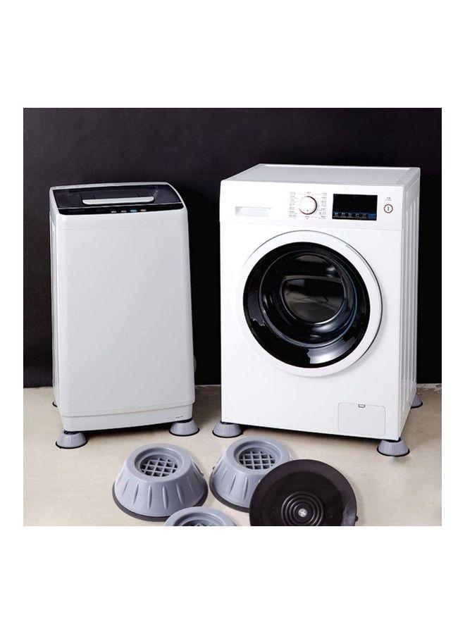 Set Of 4 Anti Vibration Washing Machine Pads Grey/Black 10.5cm - Image 4