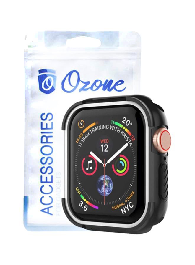 Ozone Protective Case Cover For Apple Watch Series 4/5 44 mm Black/Silver - Image 4