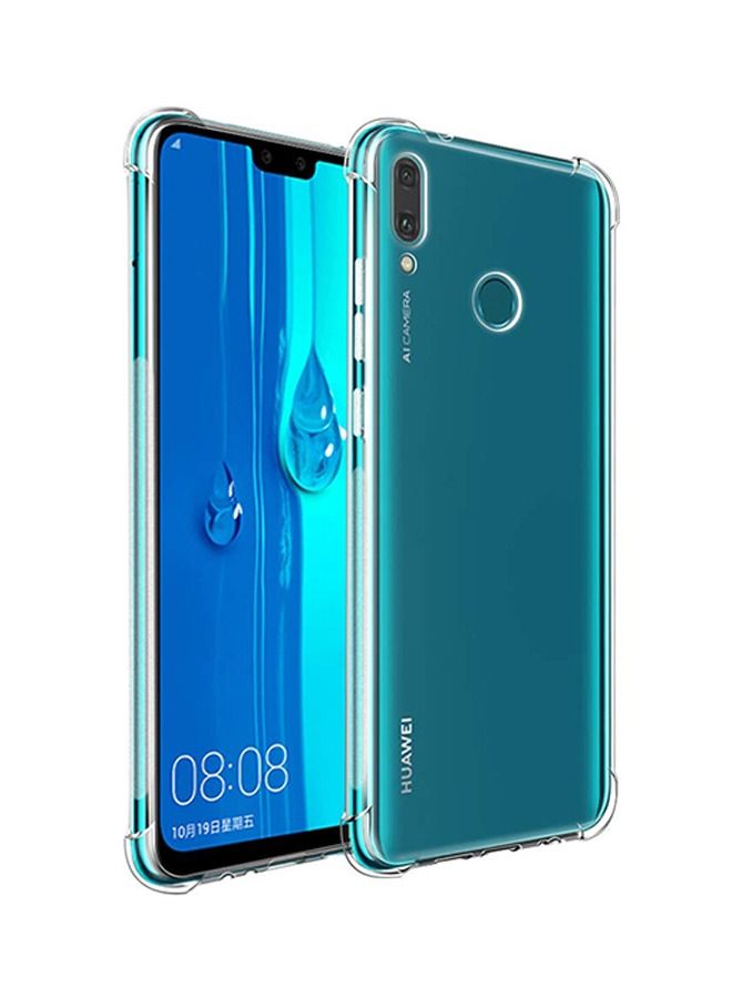 Protective Silicone Back Cover For Huawei Y9 (2019) Clear - Image 1