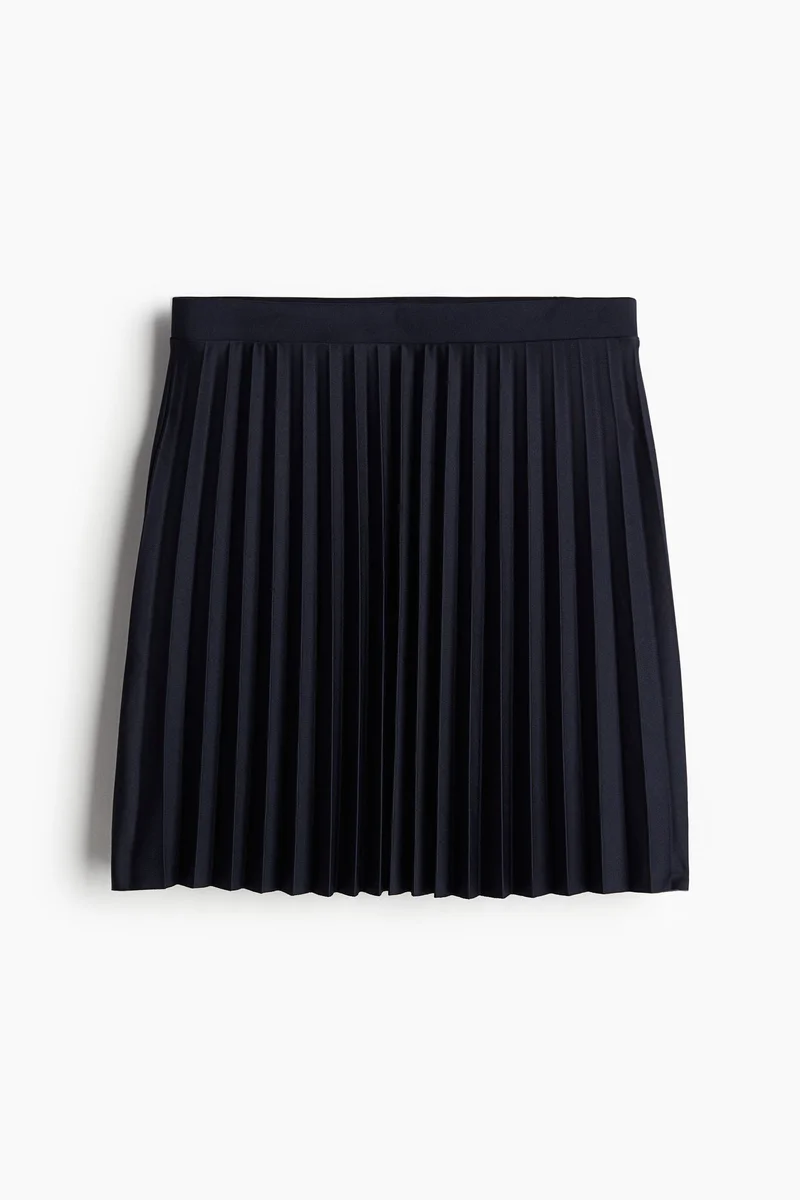 H&M Pleated jersey skirt