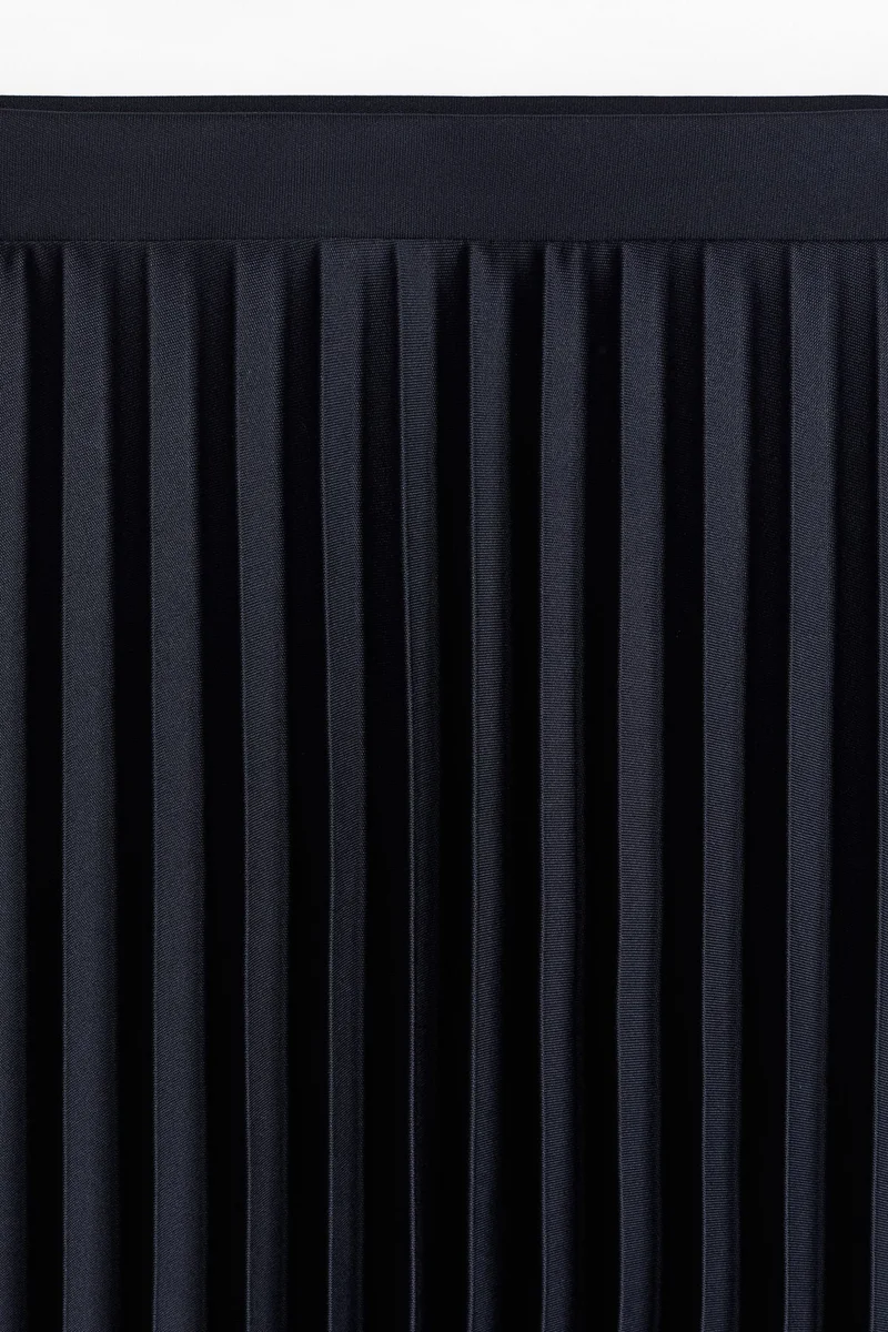 H&M Pleated jersey skirt