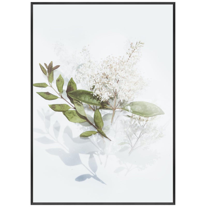 Golden State Art A1 Aluminum Picture Frame Black Metal Thin Poster Frames for 234x331 inch Photo Acrylic Front Wall Hook for Horizontal or Vertical Display 1 Pack