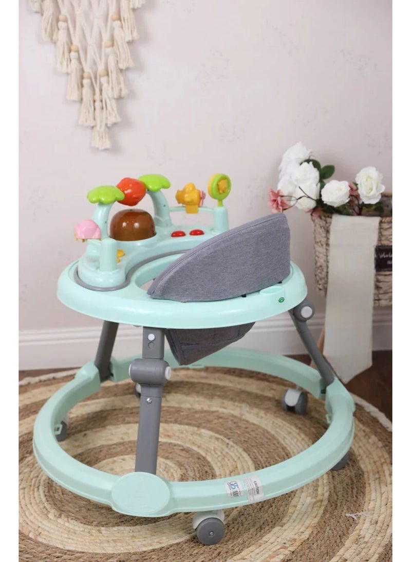 ريكسا مشاية أطفال بمقعد ناعم ومبطن وقابل للطي - Image 2