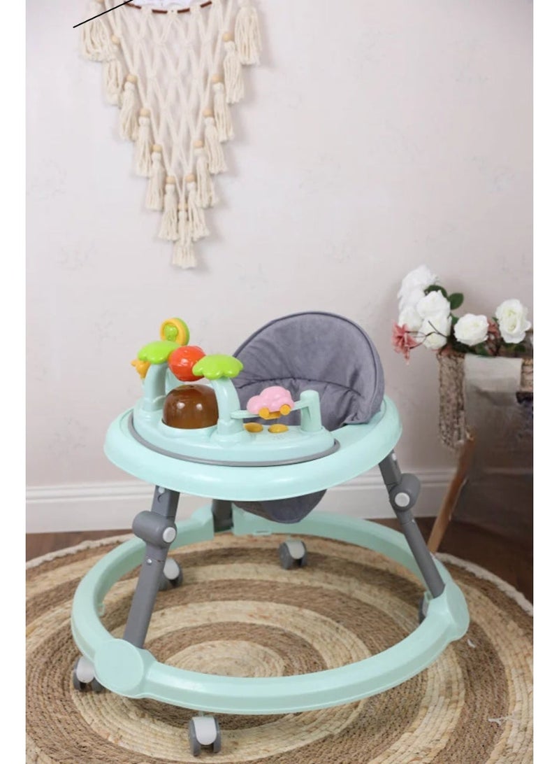 ريكسا مشاية أطفال بمقعد ناعم ومبطن وقابل للطي - Image 1