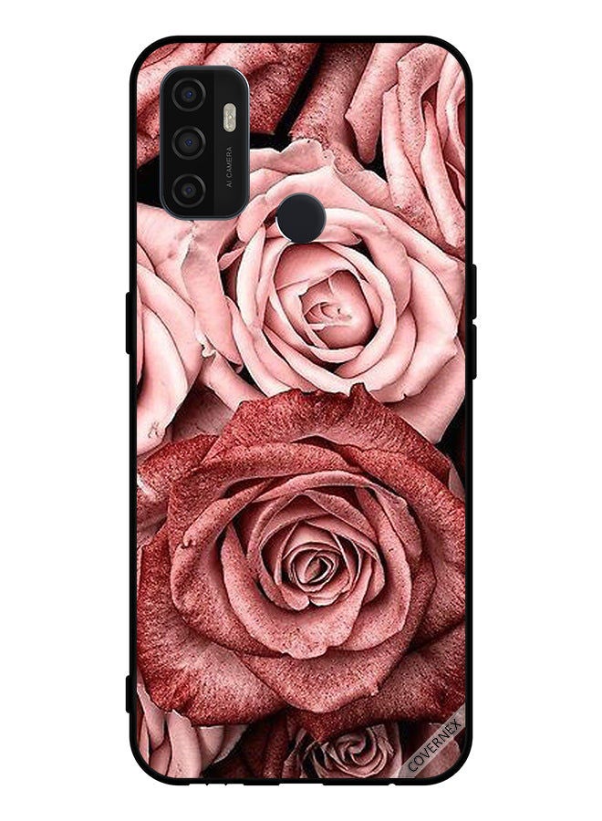 Covernex Protective Case Cover For Oppo A11s Peach Flowers - Image 1