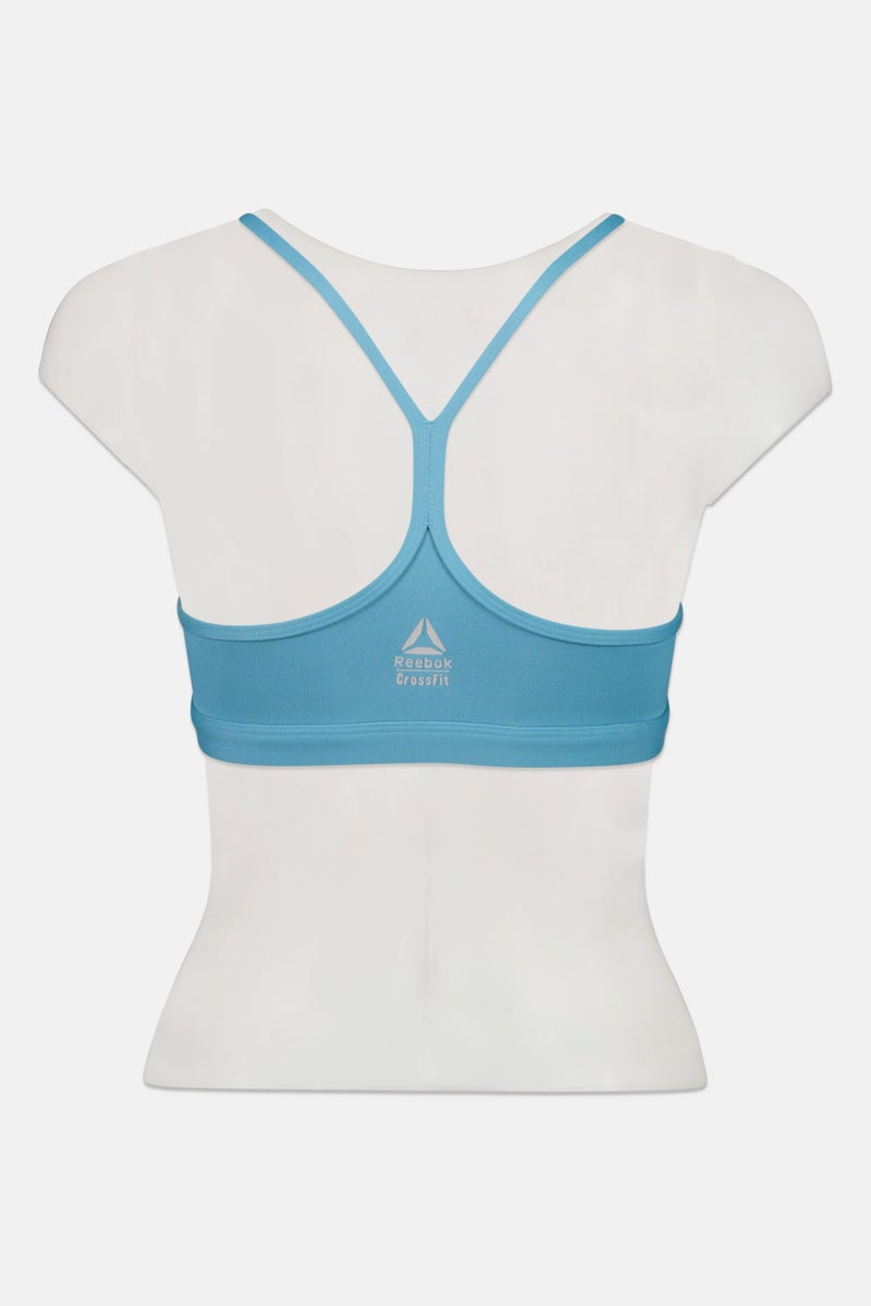 Reebok سوتيان رياضي مبطن للنساء بطباعة جرافيك، متعدد الألوان - Image 2