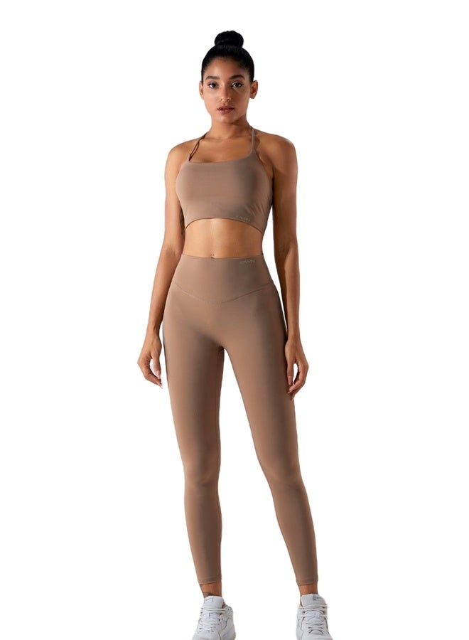 KAWN.YOGA Womens High Waist Contour Seamless Workout Sport Leggings Yoga Pants Tummy Control Running Pants - Image 1