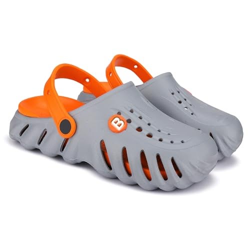 BERSACHE Lightweight Stylish Fashionable Sliders Sandals for Men (Grey) - Image 1