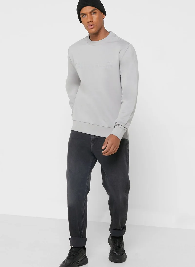 CALVIN KLEIN Split Logo Sweatshirt