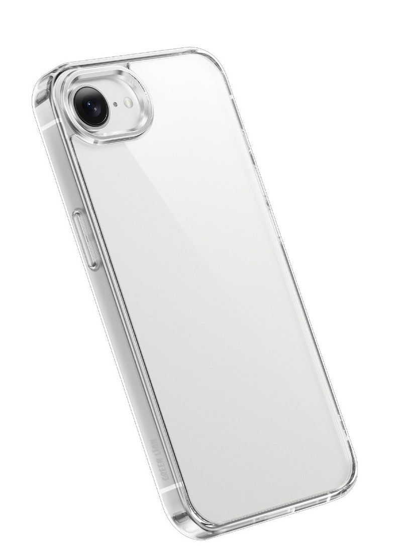 GREEN LION iPhone 16e Crystal Clear Case Camera Safeguard Back Cover with High-Grade Protection &  Enduring Clarity / Anti-yellowing / Scratch Resistant / Drop Protection / Precise Cutouts /  Comfortable Grip - Transparent - Image 2