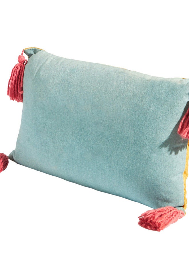 Chumbak Marigold Lady Troupe Cushion Cover 12"x20" - Image 4