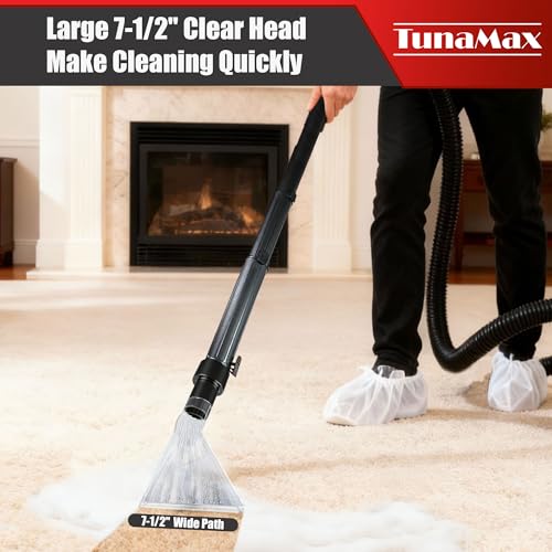 TunaMax Universal Work with All Vacs with 2-1/2" & 1-7/8" &1-1/4" Three Adapters Extractor Attachment for Upholstery & Carpet Cleaning & Auto Detailing - Image 5