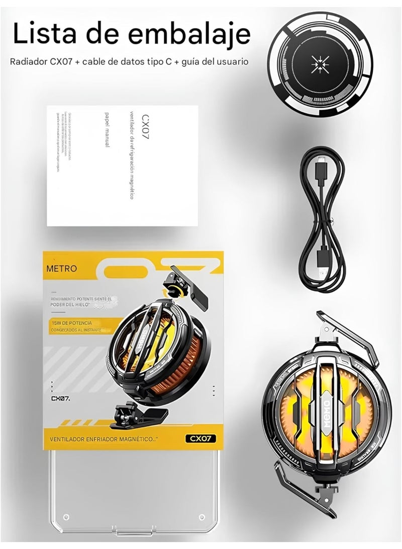 ACLIX MEMO CX07 Wireless Charging Magnetic Semiconductor Mobile Phone Refrigerator Cooler - Image 4
