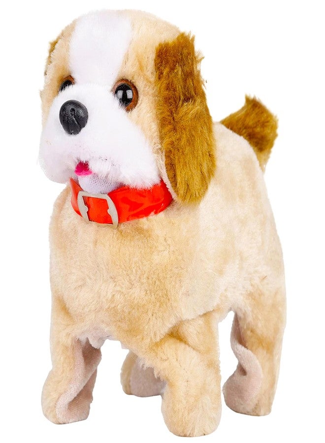 VGRASSP Jumping and Walking Dog Toy for Kids with Back Flip Action Soft Plush Dancing Puppy Electronic Pet Gift for Toddlers Boys and Girls - Color As Per Stock - Image 1