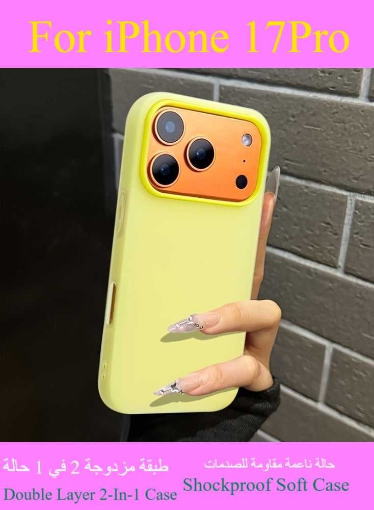 Dili Apple Blue iPhone CaseIPhone 17 Pro Luxury Matte Candy Color Phone Case iPhone Case Double Layer 2-In-1 Shockproof Soft Cover Gift for Woman and Man - Image 5