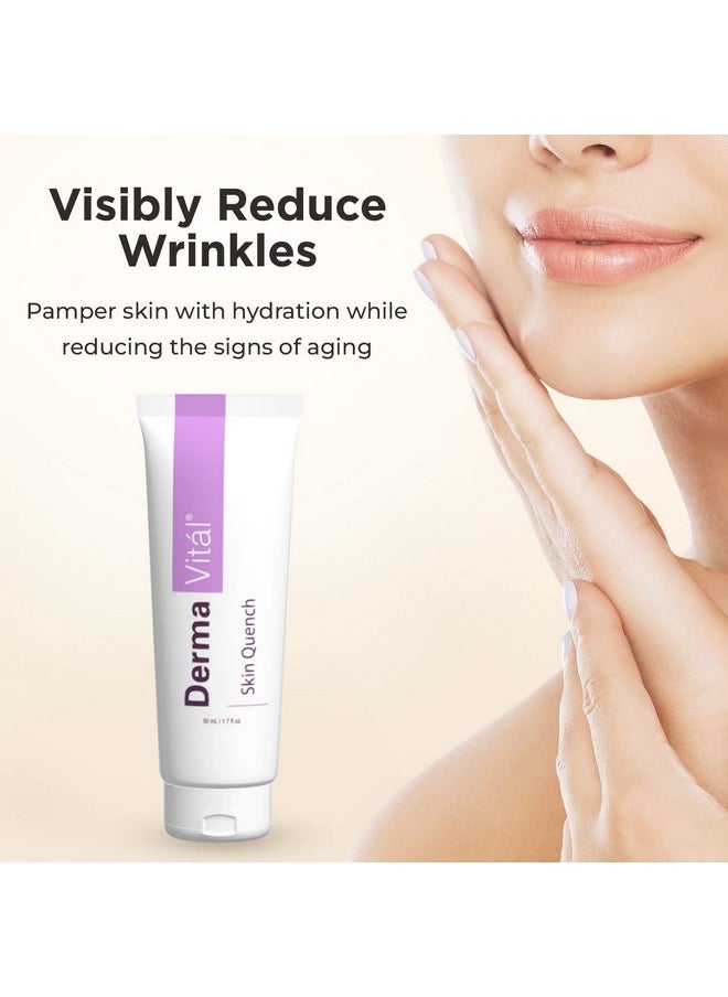 Dermawand - Dermavitál Skin Quench Facial Moisturizer For Dermawand Face Moisturizer Cream Combines Argireline Sodium Hyaluronate And Aloe Vera Reduce The Appearance Of Wrinkles 1Oz - Image 1