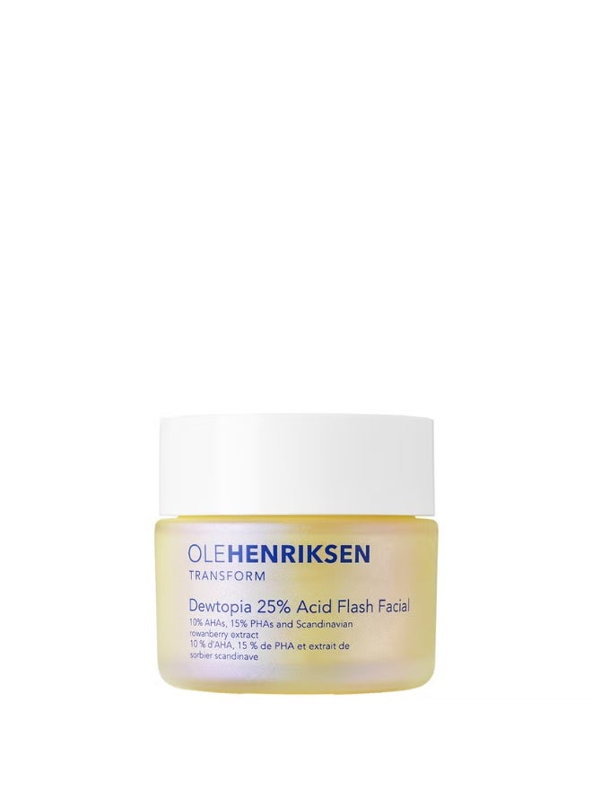 OLE HENRIKSEN Dewtopia 25% Acid Flash Facial Mask 50ml - Image 1