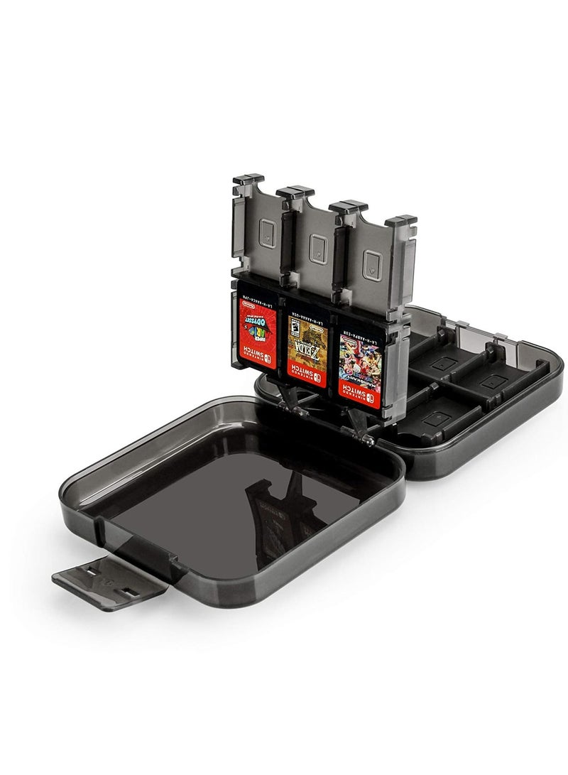 CMGTYYD Game Card Case, Game Storage Case for 24 Switch Games Game Cards or TF Card, Switch Accessories, Slim Portable Game Organizer, Games Holder Organizer Suitable for Switch, Lite - Image 1