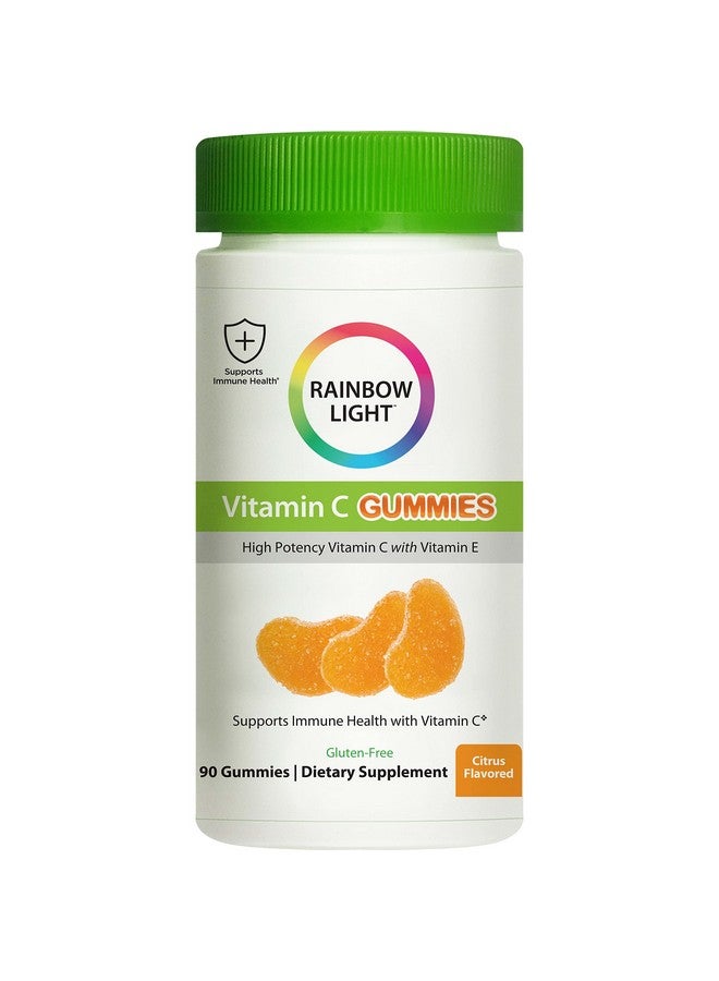 Rainbow Light Rainbow Light Vitamin C Gummies, Dietary Supplement Provides Immune Support, With Vitamin C and Vitamin E, Citrus Flavor, 90 Count  - Image 1