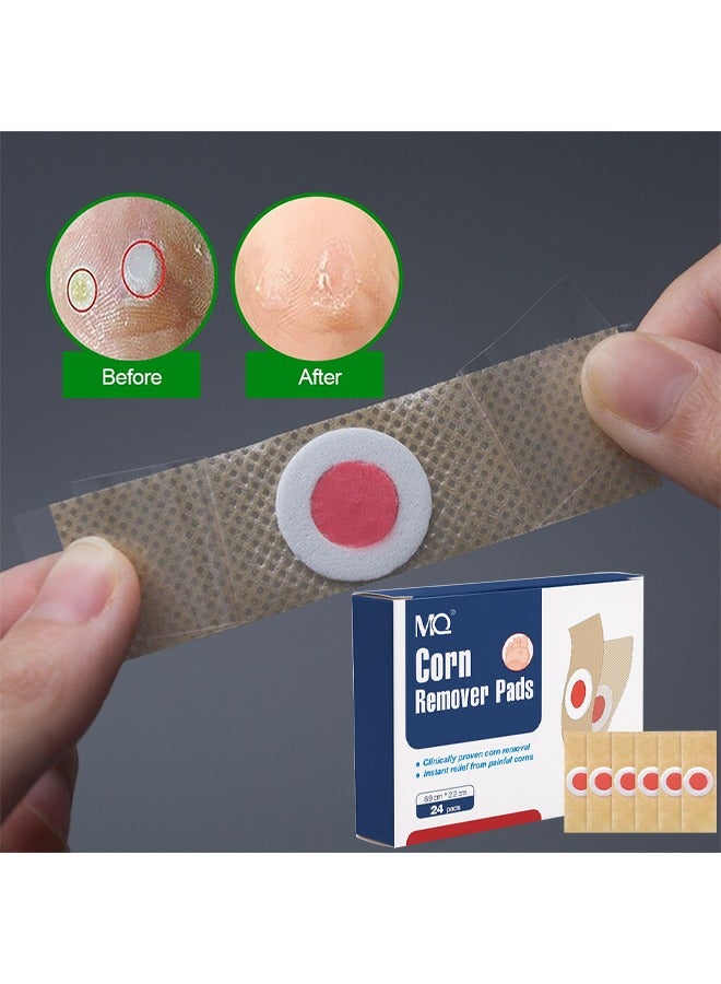 24PCS Foot Corn Removal Plaster, Natural Ingredients, Foot Care Expert, Calluses Plantar Treatment, Relief Pain From Calluses, Corns, Blisters, Heel Frictions - Image 5