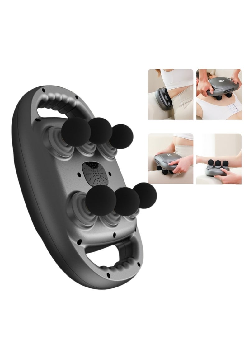 Generic - Fascia Gun Muscle Massager Gun, High Frequency Back Waist Massage Machine, Six-head Body Shoulder Professional Fascia Massage Gun - Image 1