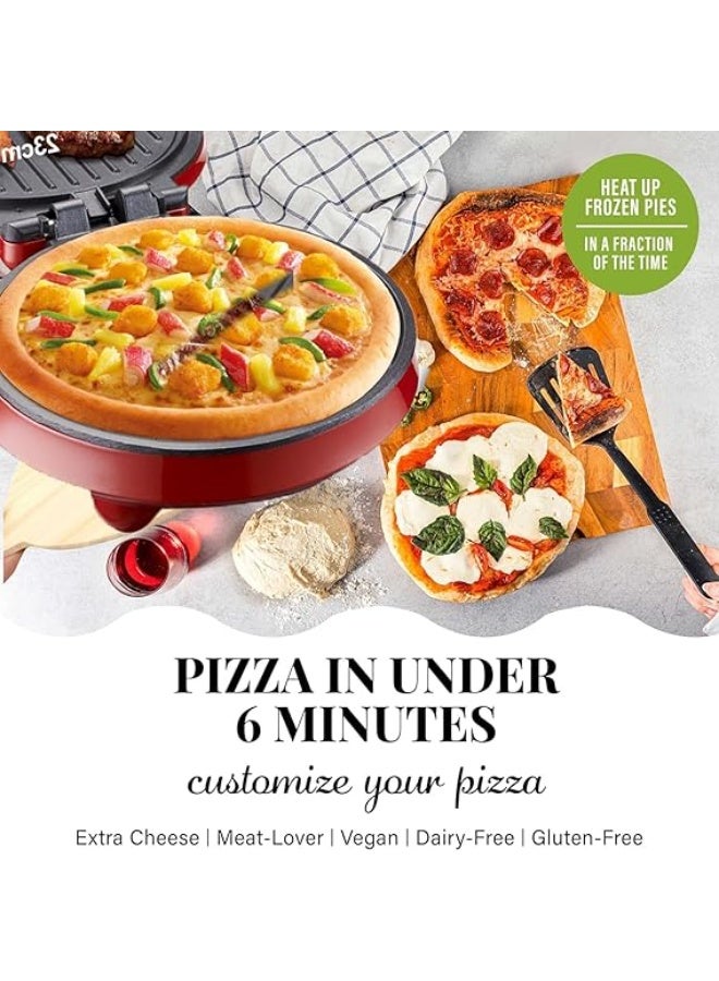 Magic Pizza Maker Electric Pizza Oven Indoor Non-Stick Pizza Oven 10 Inch - Image 4