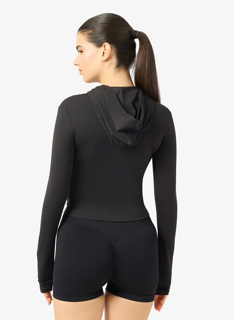 FRWD Fitted Sculpting Zip Thru Hoodie