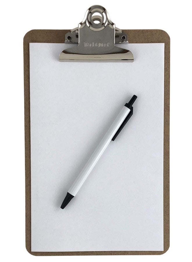 Trade Quest Memo Size 6'' X 9'' Clipboards Standard Clip Hardboard (Pack Of 12) (Pen Not Included For Scale Only) - Image 3