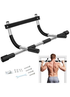 Generic Iron Gym Total Upper Body Workout Bar Door Mounted Exerciser 12 Workouts Free Wrist Support  - Image 1