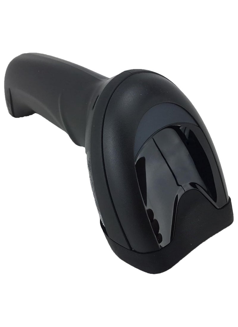 داتالوجيك Datalogic QuickScan Lite  QW2520-BKK1S 2D Handheld Barcode Scanner Kit With USB Cable & Stand – Black, IP52 Rated  - Image 1