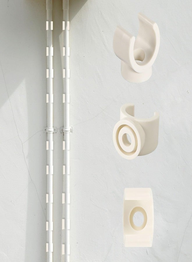 XIHIRCD 50 قطعة من مشابك أنابيب PVC، 3/4 بوصة (20 مم) مشبك خطاف على شكل حرف U لتركيب مشبك الأنابيب البلاستيكية ومشابك الخرطوم وحامل الأنابيب وأدوات الدعم - Image 5