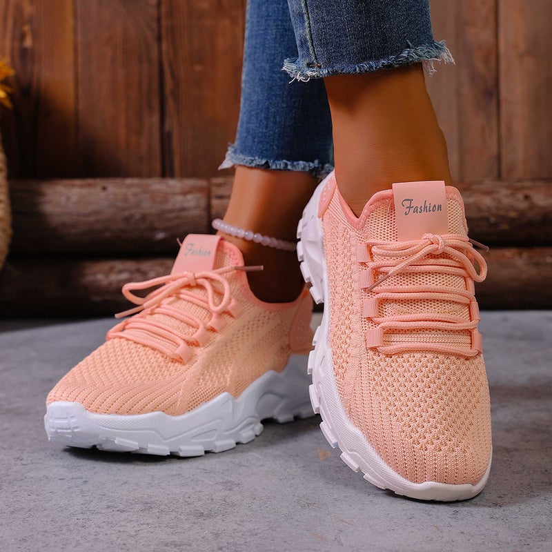Women's Fly Knit Low Top Sneakers - Image 3