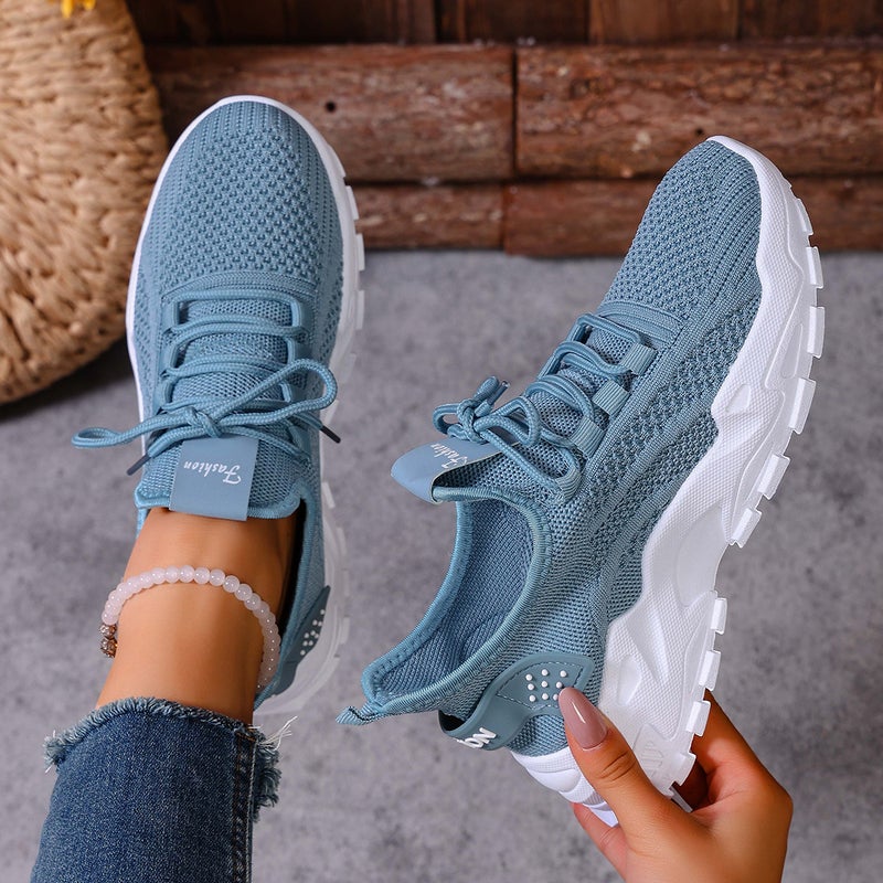 Women's Fly Knit Low Top Sneakers - Image 4