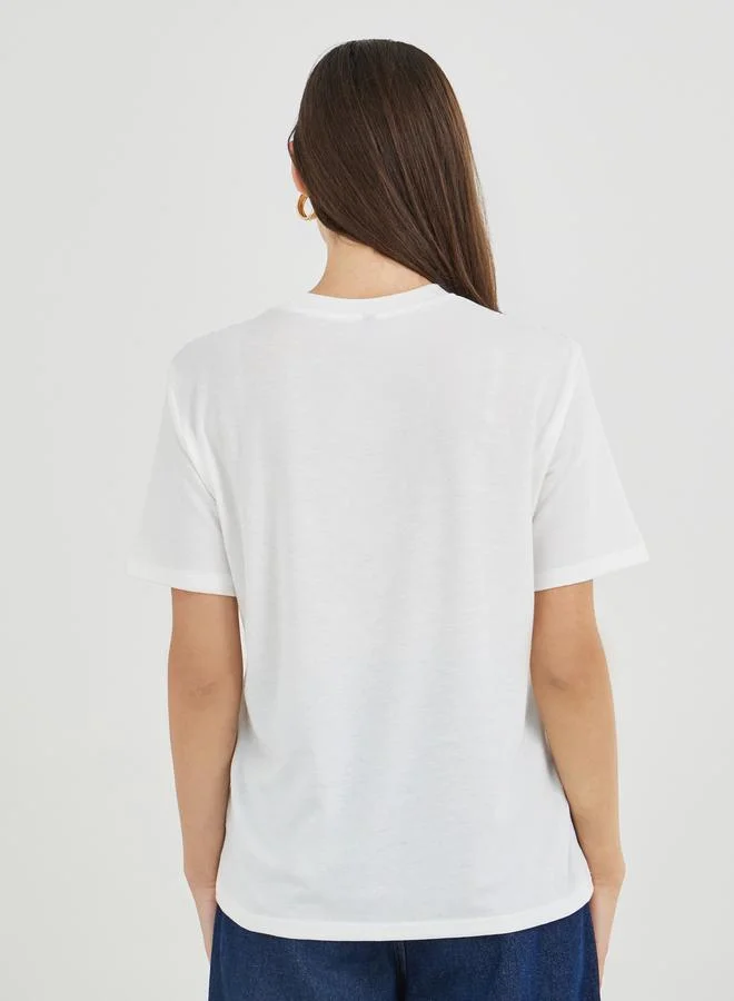 Take Two Take Two Graphic Printed Regular Fit T-Shirt