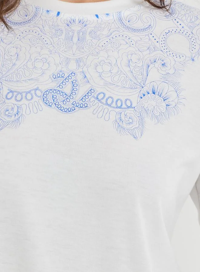 Take Two Take Two Graphic Printed Regular Fit T-Shirt