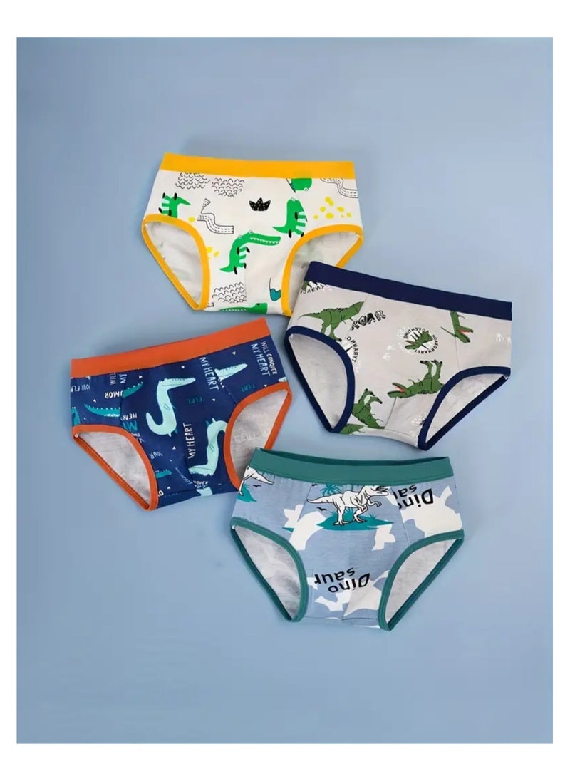 Generic 8 Pieces Boys Underwear Kids Soft Breathable Cotton Toddler Boy Underpants Briefs Knickers Kids Underwear Trunk  - Image 4