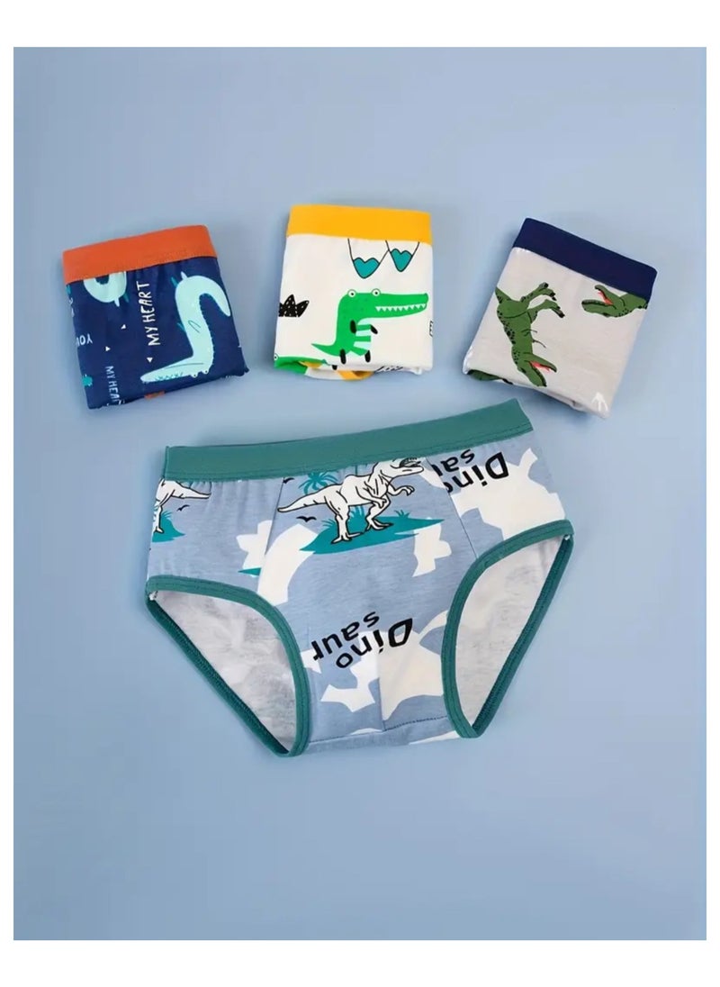 Generic 8 Pieces Boys Underwear Kids Soft Breathable Cotton Toddler Boy Underpants Briefs Knickers Kids Underwear Trunk  - Image 5