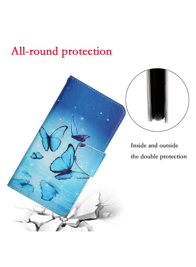 S-TOP Case For Samsung Galaxy A03s 166mm Painted Pattern Horizontal Flip Leather Case with Holder & Card Slot & Wallet - Image 5