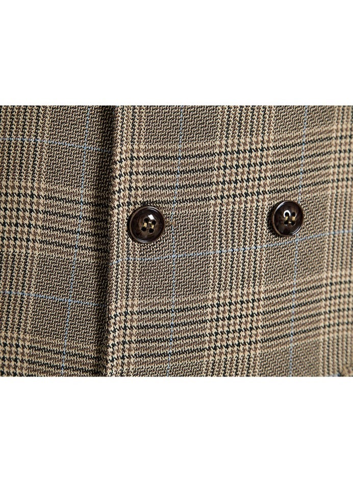 KUYING New Fashionable Herringbone Patterned Suit Vest  - Image 2
