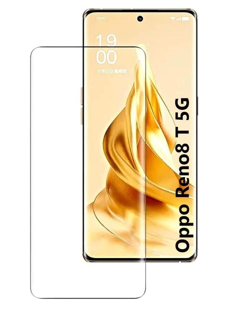 MIGOFAST Screen Protector for Reno 8T 5G UV Tempered Glass, Film HD Screen Saver, 9H Hardness, Bubble-free Screen Replacement Protector Film - Image 1