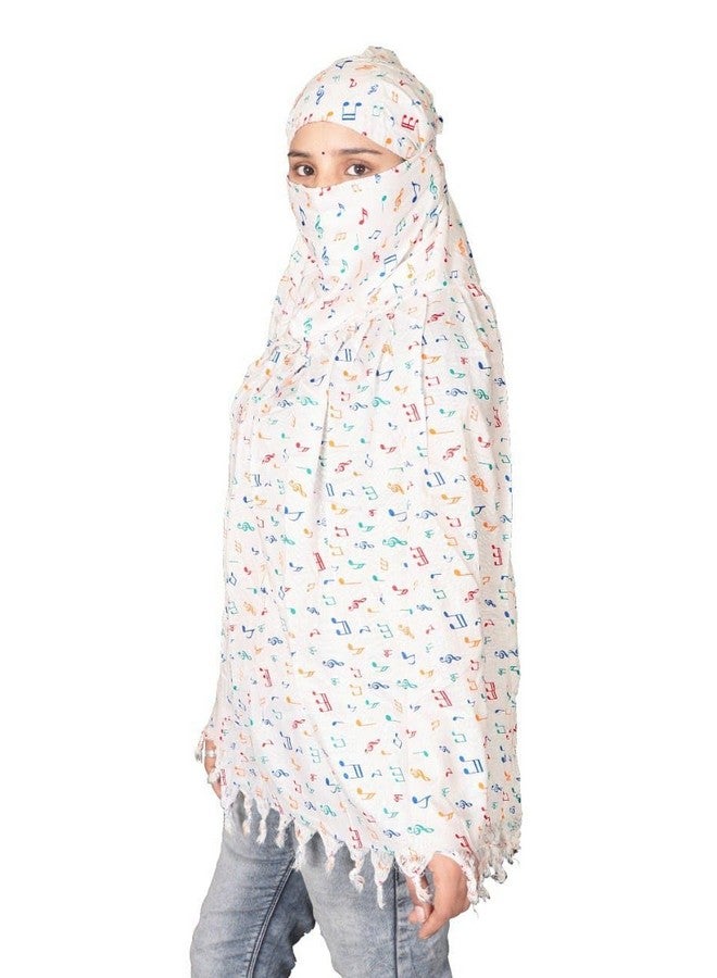 eloska world eloska world Cotton Different Design Long Scarf Cum Mask svarves Usable for vehicle Driver | Universal Size For Girl & Women  - Image 2