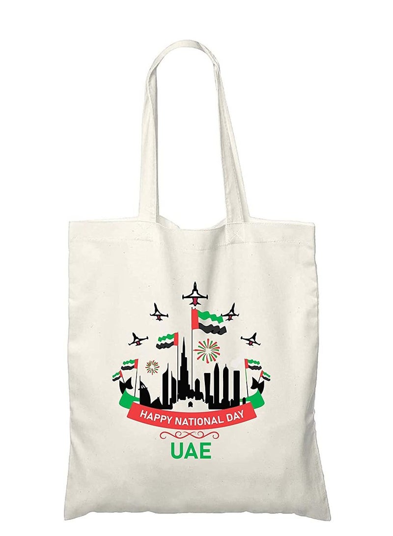 أكياس الهدايا القطنية كأكياس هدايا أو أكياس هدايا مطبوعة في الإمارات للاحتفال باليوم الوطني (تصميم 7)