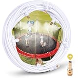 homenote HOMENOTE Misting Cooling System 26.3FT (8M) Misting Line + 8 Brass Mist Nozzles + a Metal Adapter(3/4Ã¢â‚¬Â) Outdoor  - Image 1