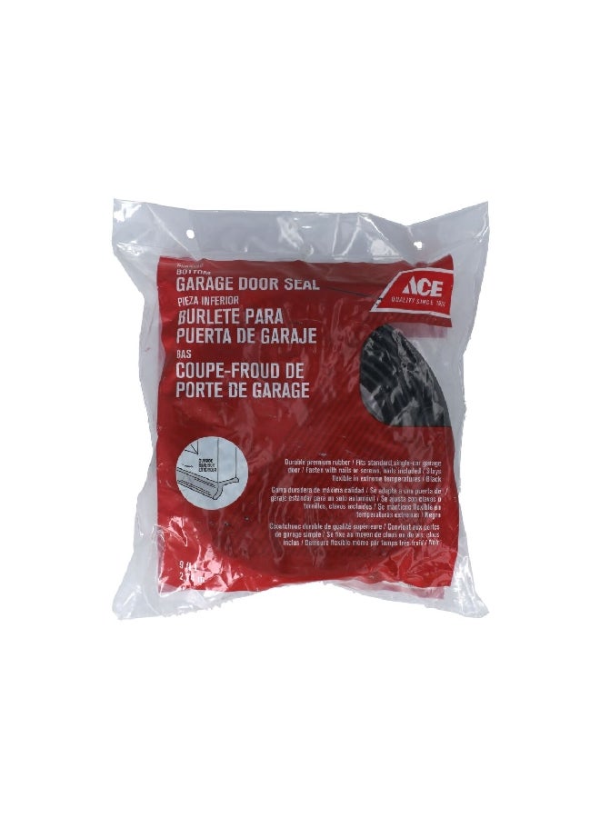 ACE Premium Durable Bottom Garage Door Seal Black 9 ft 03723/19443198