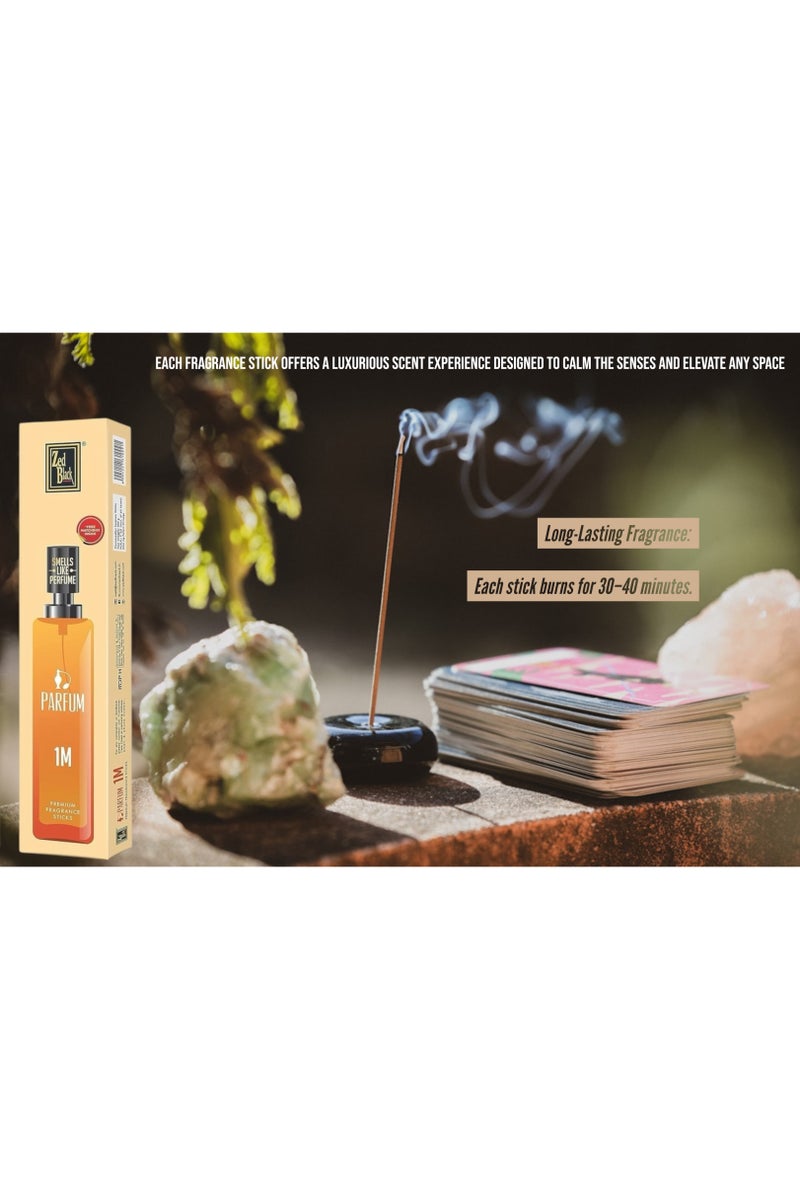 Zed Black 1M Premium Fragrance Sticks, Medium Size, High End Fresh Perfume Scent, Long Lasting, Gift Idea for him her Women Men Present, Home Office Work, Relaxation Mediation Yoga Room - Image 4