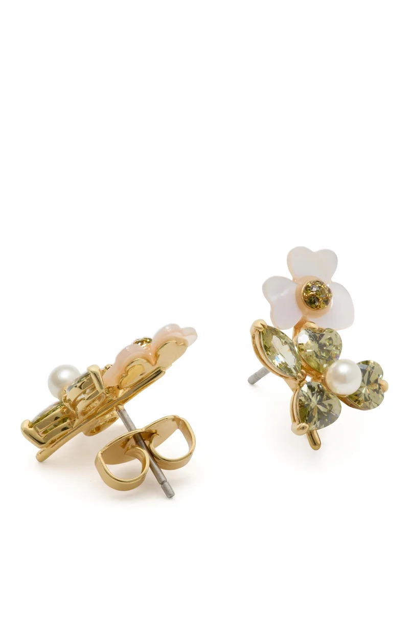 Kate Spade Precious Pansy Cluster Studs
